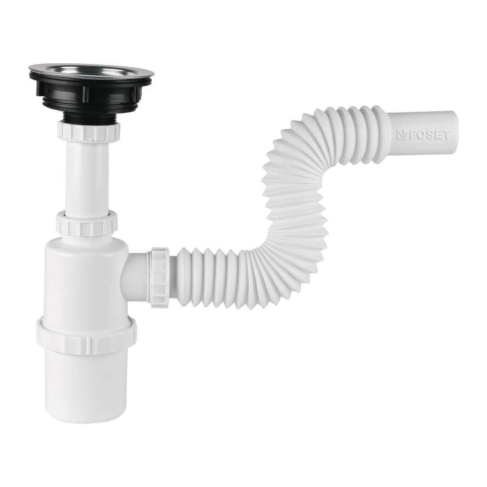 Céspol de bote con contracanasta de acero inoxidable, FOSET CE-292
