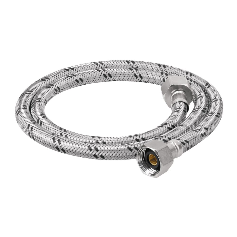 Manguera lavabo/fregadero, acero inox, 1/2' x 1/2', 100 cm FFR-100X