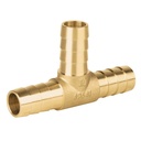 Tee inserción macho latón 1/2' para manguera, FOSET ADPO-1/2T
