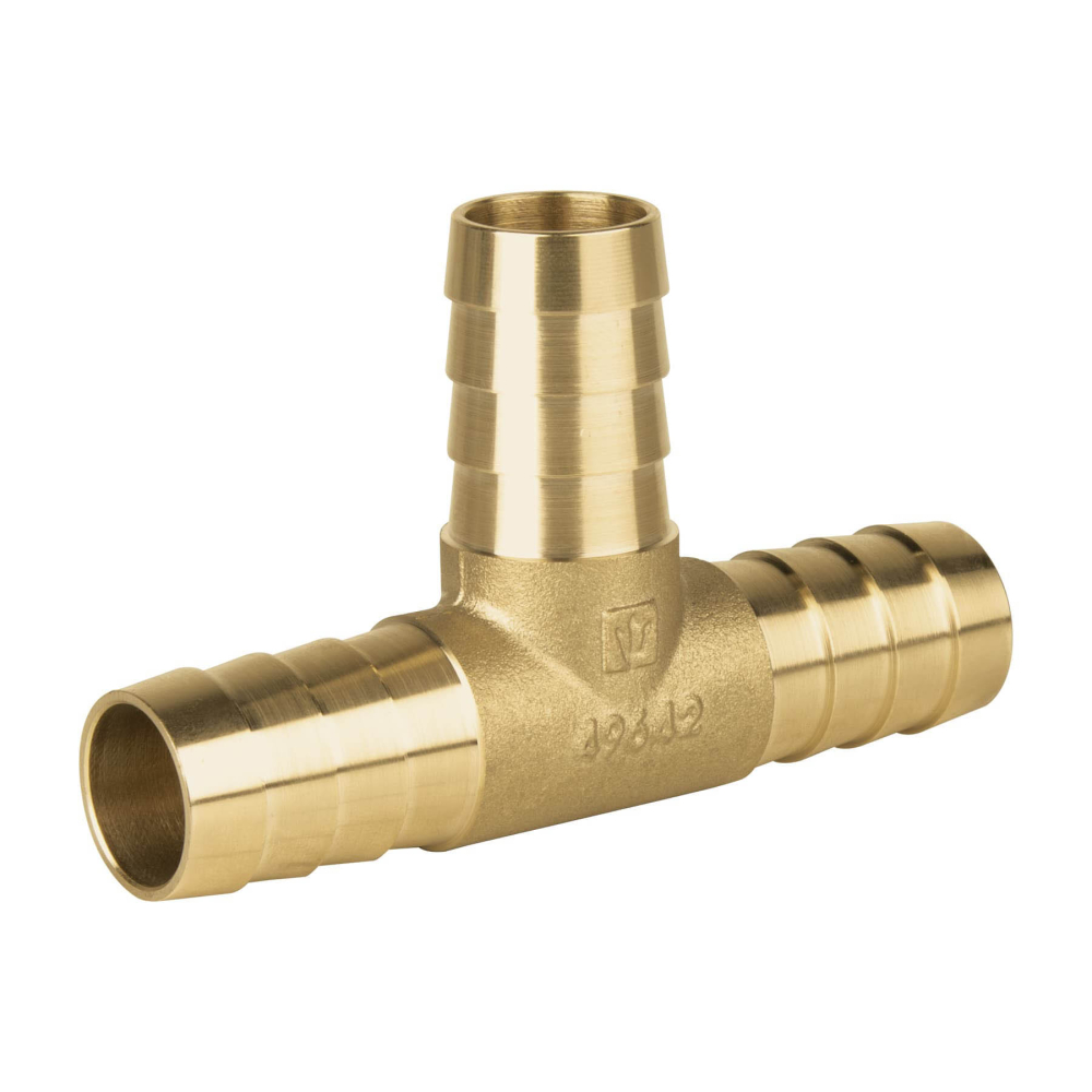 Tee inserción macho latón 3/4' para manguera, FOSET ADPO-3/4T