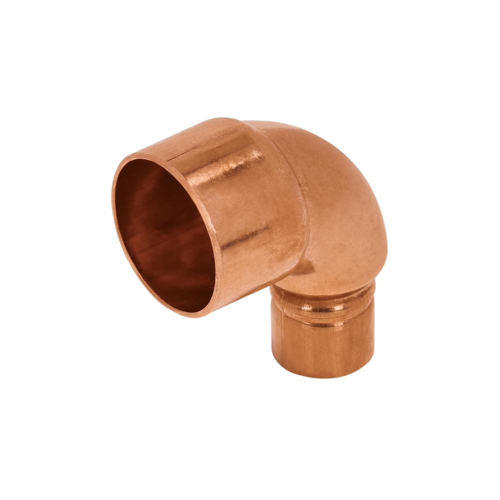 Codo 90° reducción de cobre de 1' x 1/2', FOSET CC-522