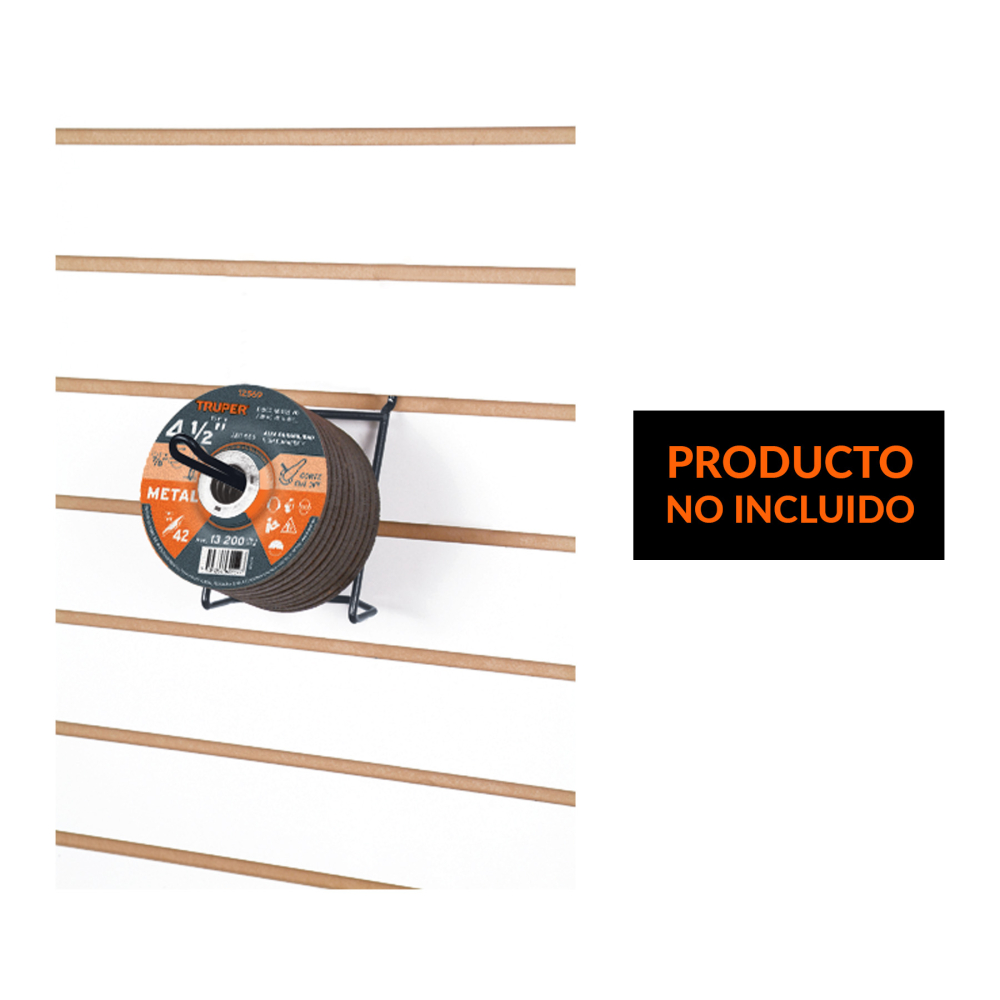 Rack para discos abrasivos 4-1/2', TRUPER R-DISA-4-1/2