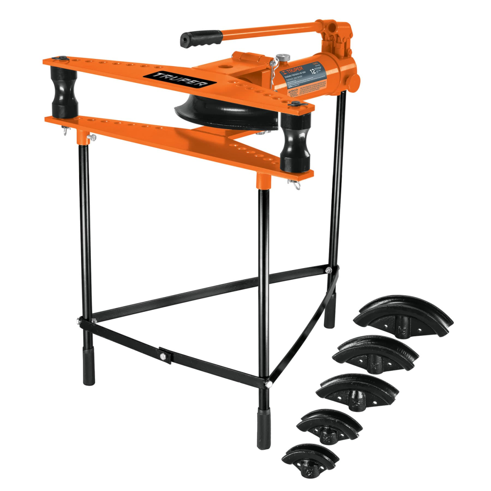 Doblador hidráulico p/tubo, horizontal con tripié, 12 ton DTH-12X