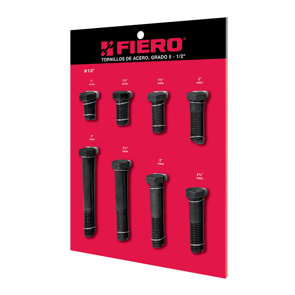 Exhibidor FIERO de tornillos #3, grado 5 EXF-TORA-3