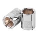 Dado de 9/16', 6 puntas, cuadro 1/4', TRUPER D-1418