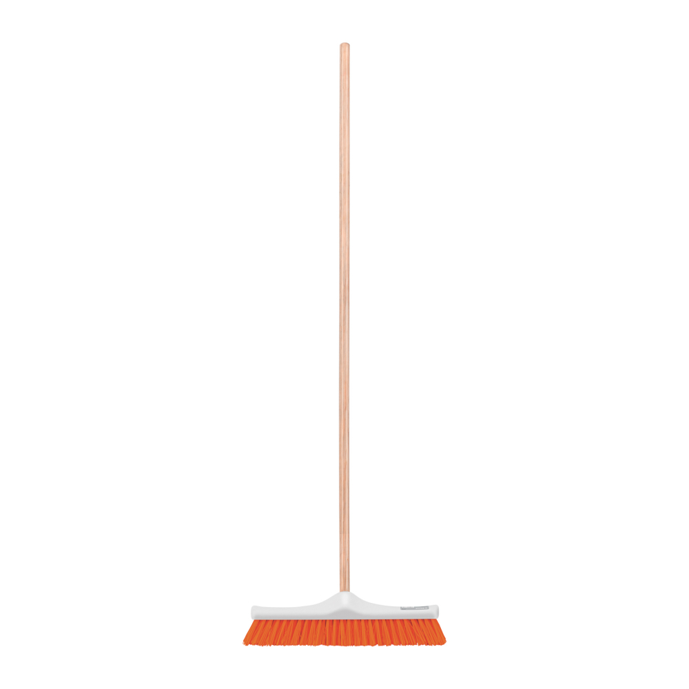 Cepillo para barrer cerda rígida de 40 cm, bastón de madera CEPI-40