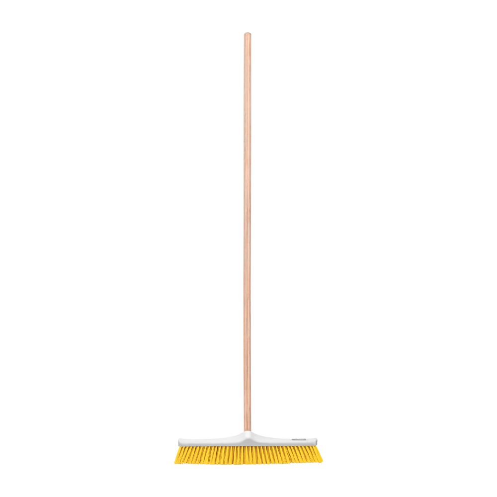 Cepillo para barrer cerda suave de 56 cm, bastón de madera CEPI-60