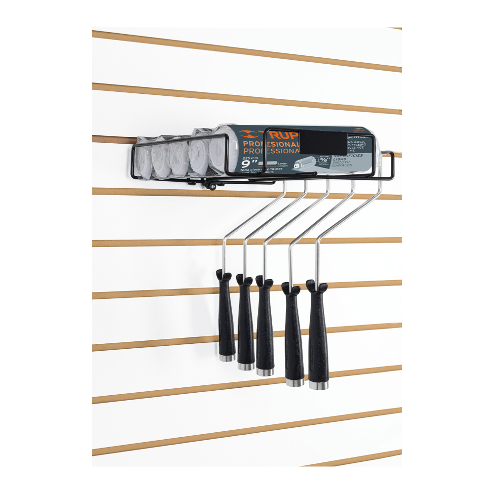 Rack para 4 rodillos para pintar de 9', TRUPER R-ROPI