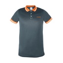 Playera polo performance para hombre, gris, M, TRUPER DRY-GC-M