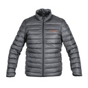 Chamarra de plumas ligera para hombre, gris, CH, TRUPER CHAM-GC-CH