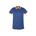 Playera polo performance para hombre, azul, M, TRUPER DRY-AC-M