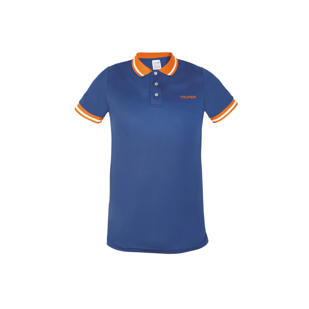 Playera polo performance para hombre, azul, G, TRUPER DRY-AC-G