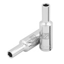 Dado largo de 1/4', 6 puntas, cuadro 3/8', TRUPER D-3808-HL