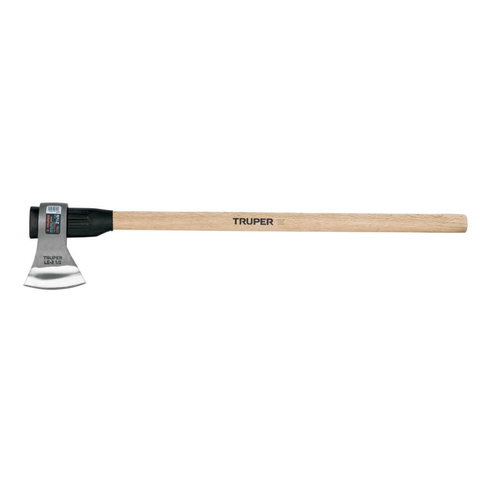 Hacha labor entera 2-1/2 lb, mango de madera 36', TRUPER LE-2-1/2MM