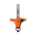 Broca para router, redondeado, 1-1/2' con balero, TRUPER BROU-RD1-1/2X