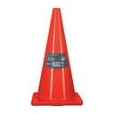 Cono de precaución de 70 cm de PVC, TRUPER CONO-70