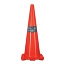 Cono de precaución de 90 cm de PVC, TRUPER CONO-90