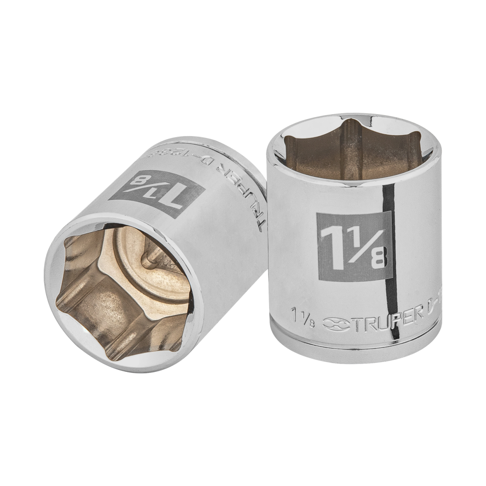 Dado de 1-1/8', 6 puntas, cuadro 1/2', TRUPER D-1236-H