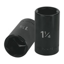 Dado largo impacto de 1-1/4', 6 puntas, cuadro 1/2', TRUPER D-7340-HL