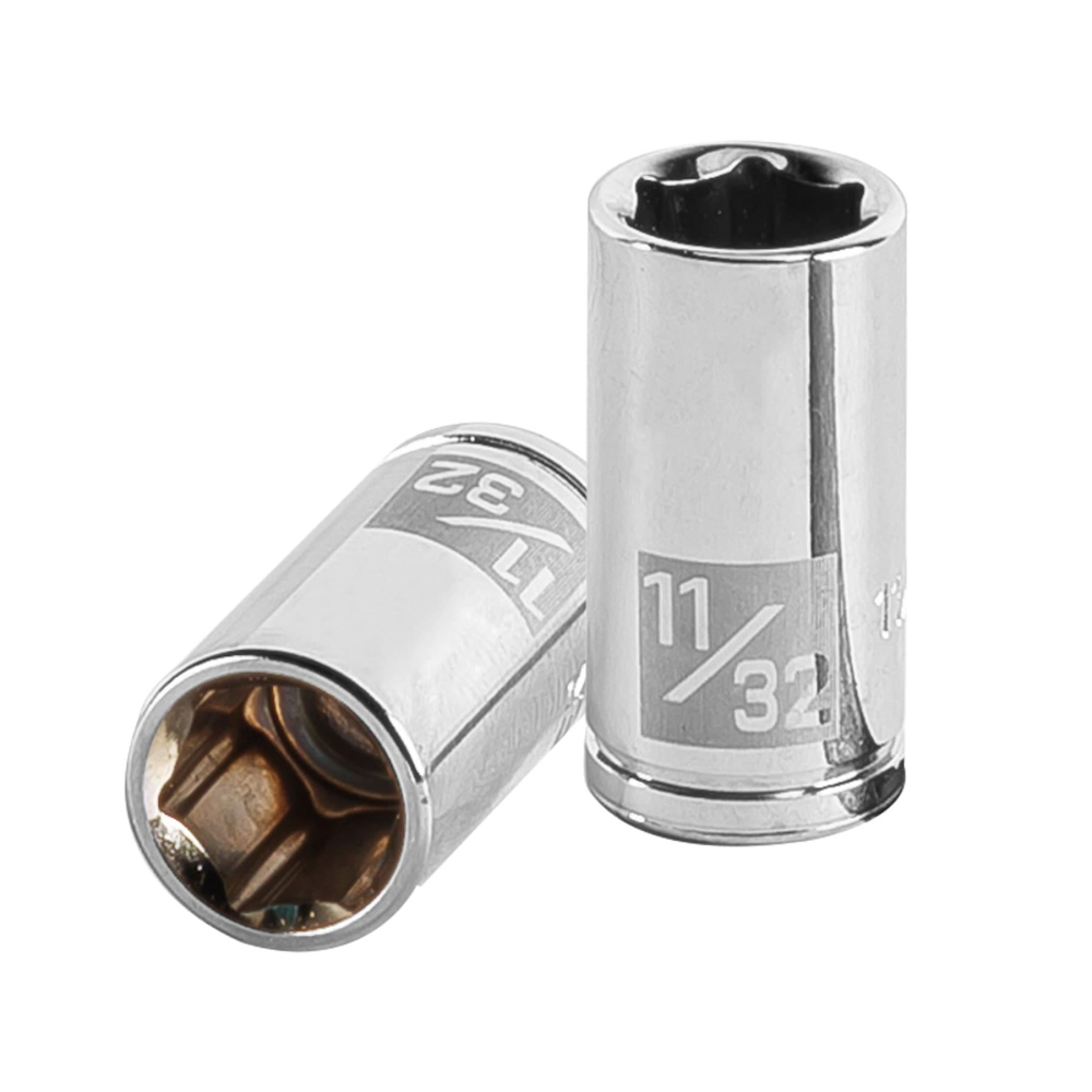 Dado de 11/32', 6 puntas, cuadro 1/4', TRUPER D-1411