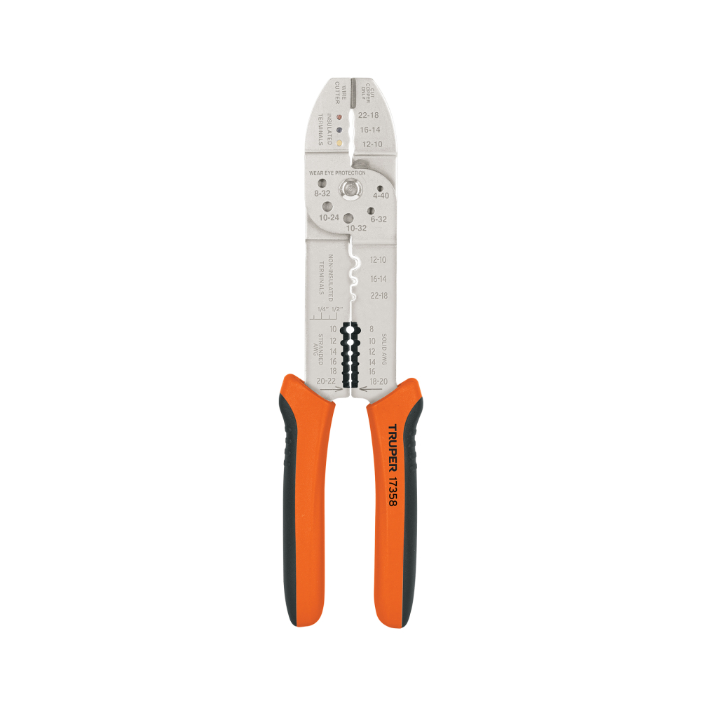 Pinza 10' pela cables, 20 a 10 AWG,TRUPER PE-CA-10
