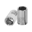 Dado de 7/16', 6 puntas, cuadro 1/4', TRUPER D-1414