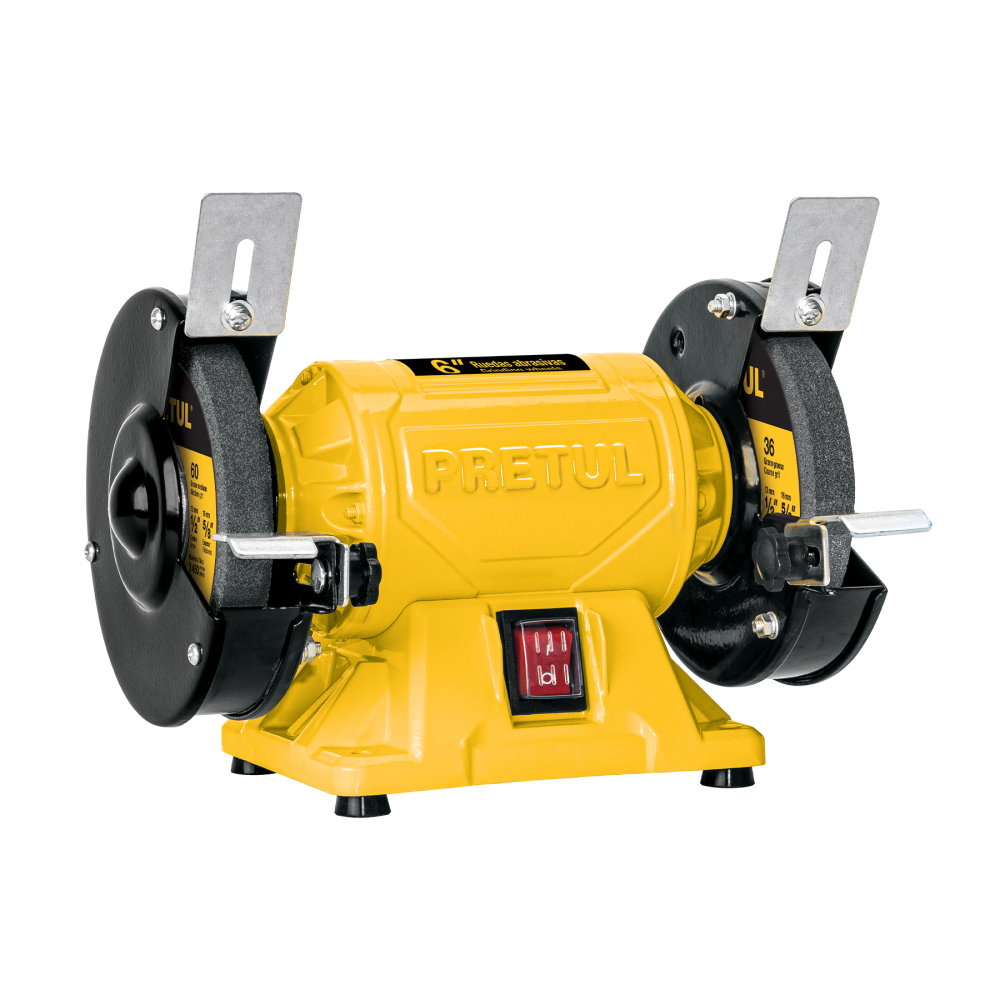 Esmeril de banco de 6' de 1/4 HP (185 W), PRETUL EBA-6P
