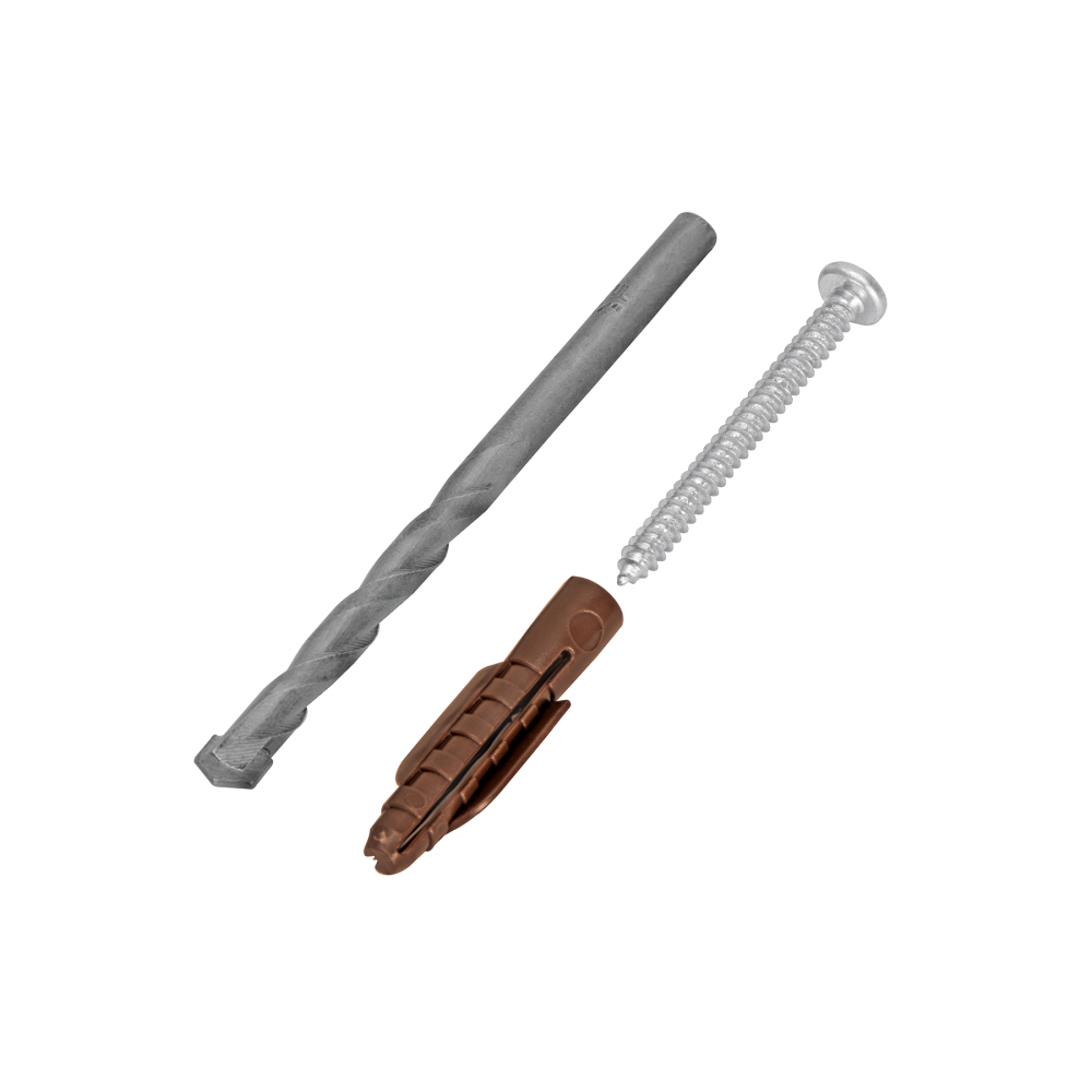 Kit de 20 taquetes 5/16'con pijas #10 y 1 broca 5/16', FIERO TQ-5/16J