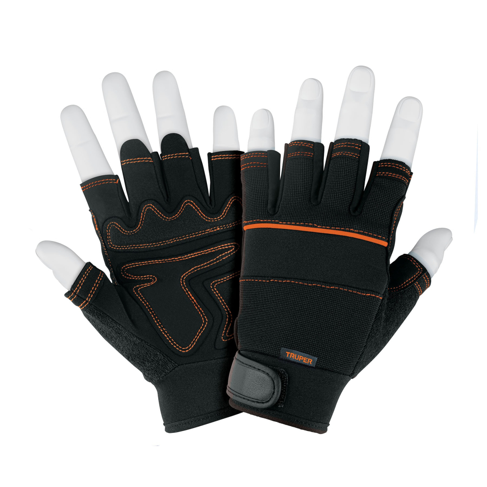 Guantes para mecánico cortos, unitalla, TRUPER GU-655
