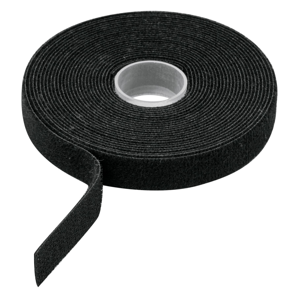 Rollo de 10 m de cinta reusable de contacto doble, VOLTECK CIVE-10N