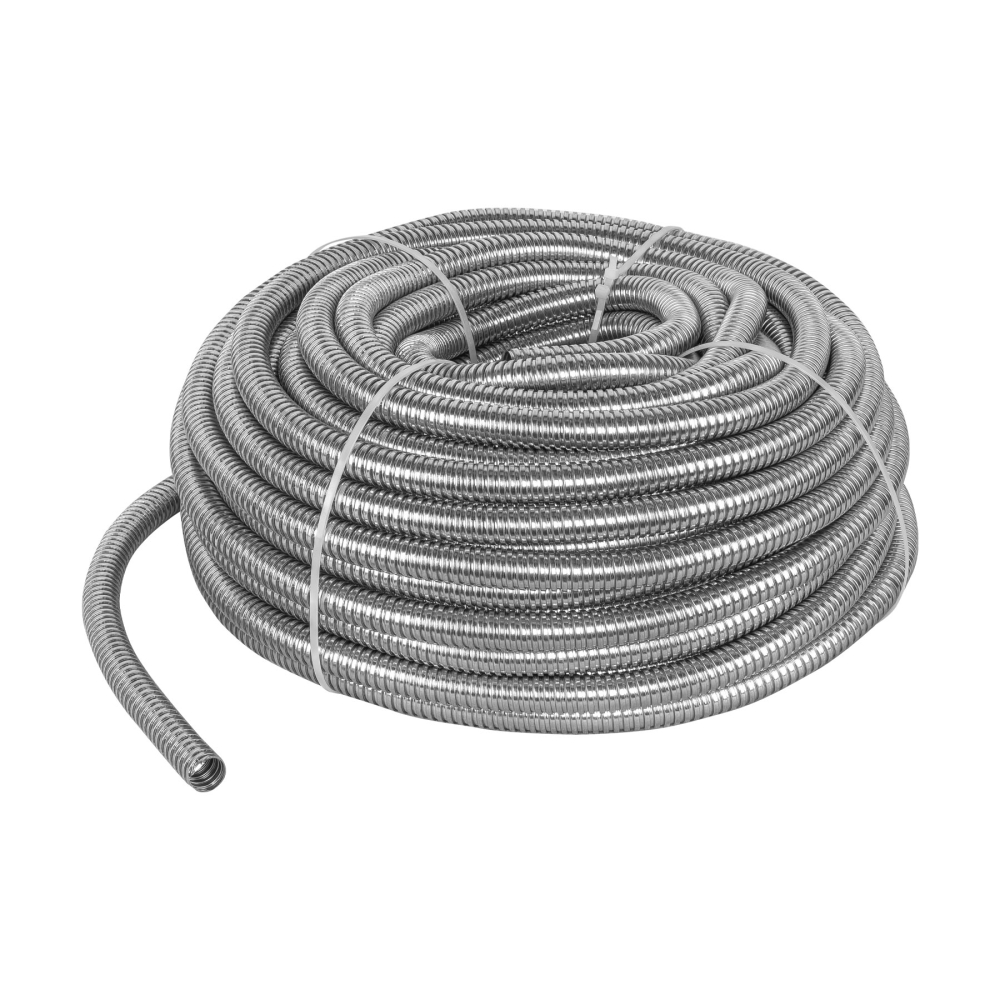 Rollo de 50 m de tubo flexible metálico de 1/2', VOLTECK TF-1/2