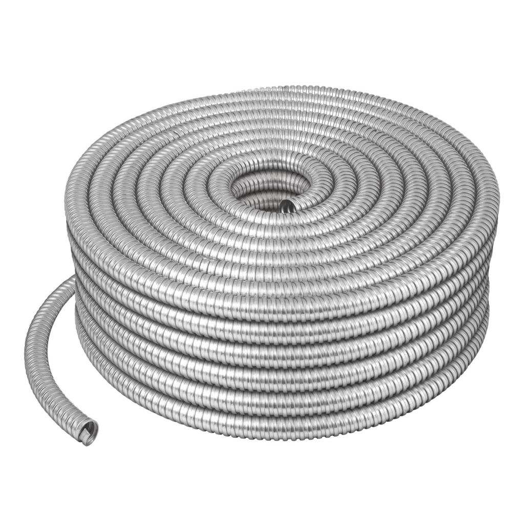 Rollo de 50 m de tubo flexible metálico de 1', VOLTECK TF-1