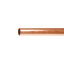 Tubo rígido de cobre 1' tipo 'N', 3m, 1.4kg, FOSET CC-003N