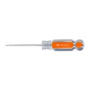 Desarmador cabinet 1/8' x 2-1/2' mango de acetato, TRUPER DG-1/8X2-1/2