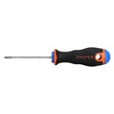 Desarmador de cruz 1/8' x 2-1/2' mango Comfort Grip, TRUPER DP-1/8X2-1/2B
