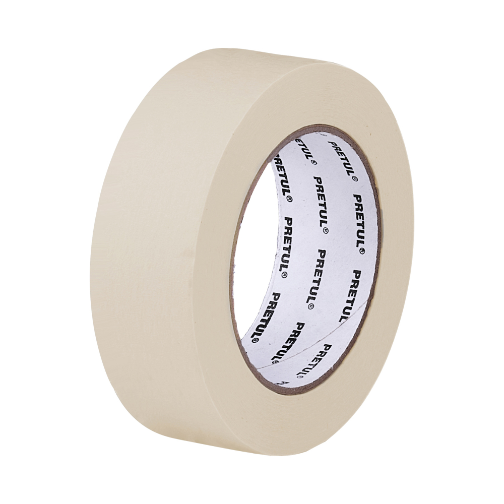 Cinta masking tape de 1-1/2' x 50 m, PRETUL MSK-1-1/2P