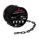 Metro de cadena de 8 mm de plástico negra, carrete de 25 m CAPL-8N