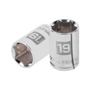 Dado de 19 mm, 6 puntas, cuadro 1/2', TRUPER D-1219-M