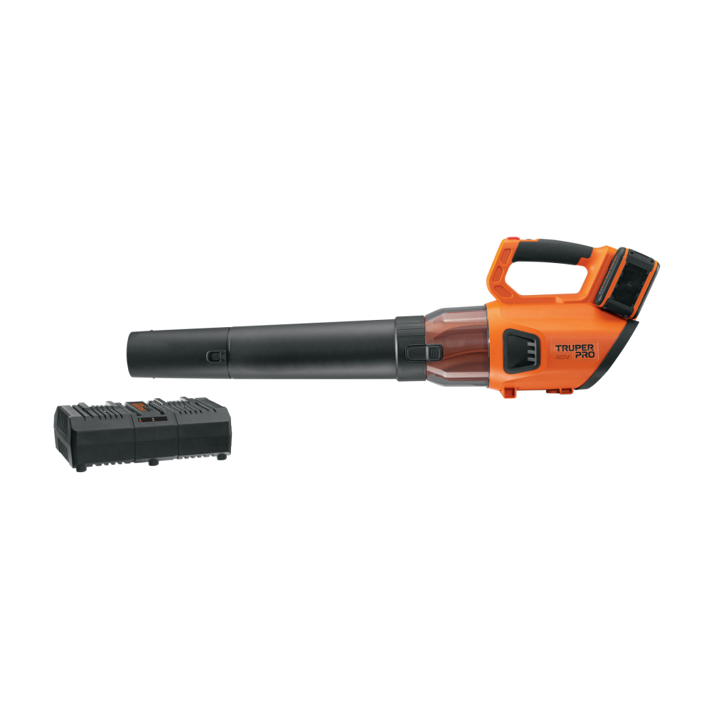 Sopladora inalámbrica 40V, 2 baterías 2Ah, 1 carg.dual, PRO SOPLI-40A