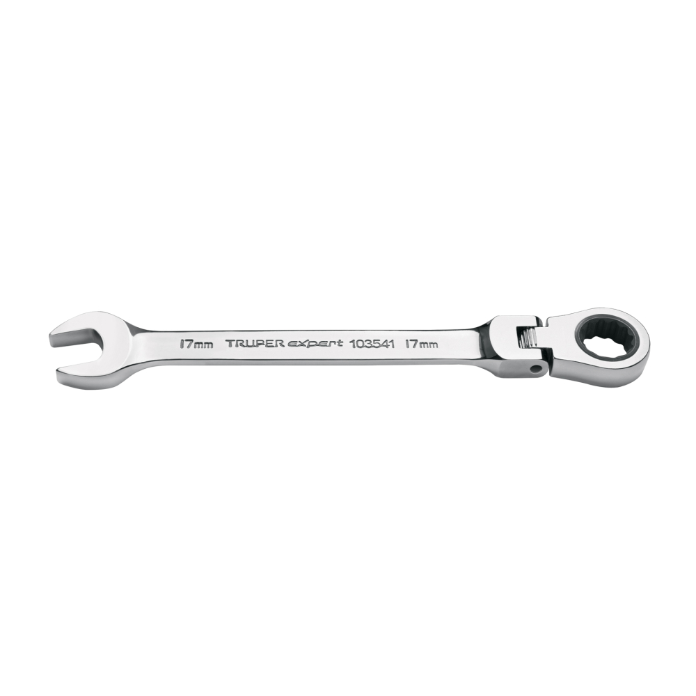 Llave combinada con matraca 17 mm flexible, EXPERT LL-2017MXF
