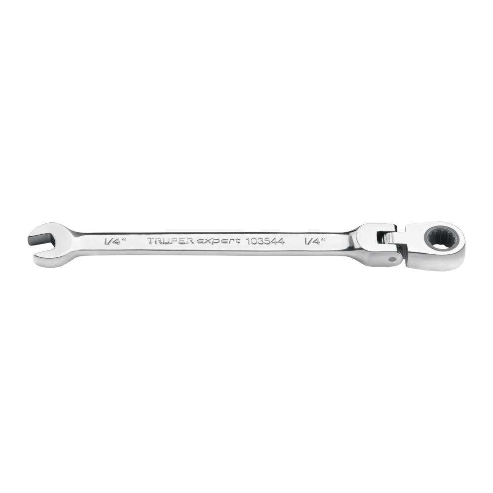 Llave combinada con matraca 1/4' flexible, EXPERT LL-2008XF