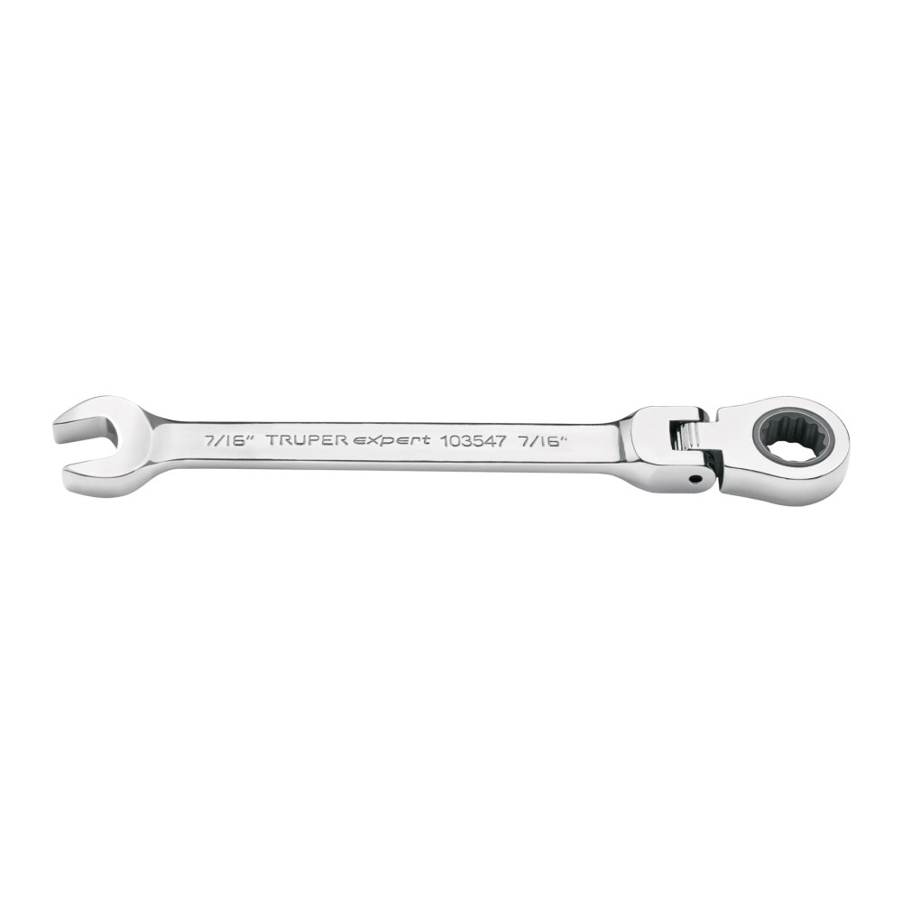 Llave combinada con matraca 7/16' flexible, EXPERT LL-2014XF