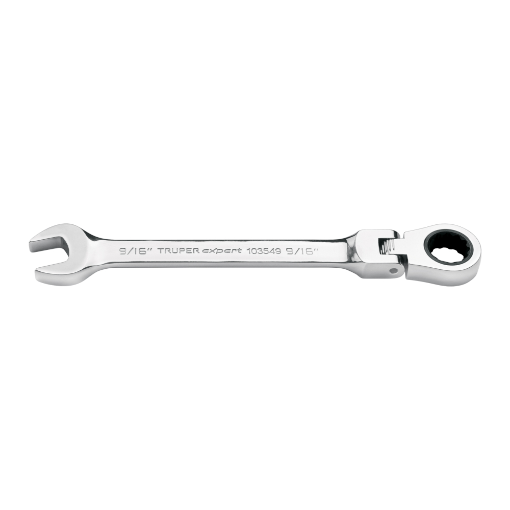 Llave combinada con matraca 9/16' flexible, EXPERT LL-2018XF