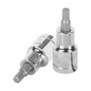 Dado punta hexagonal de 6 mm, cuadro 1/2', TRUPER D-1241-6M