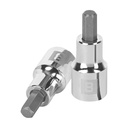 Dado punta hexagonal de 8 mm, cuadro 1/2', TRUPER D-1241-8M