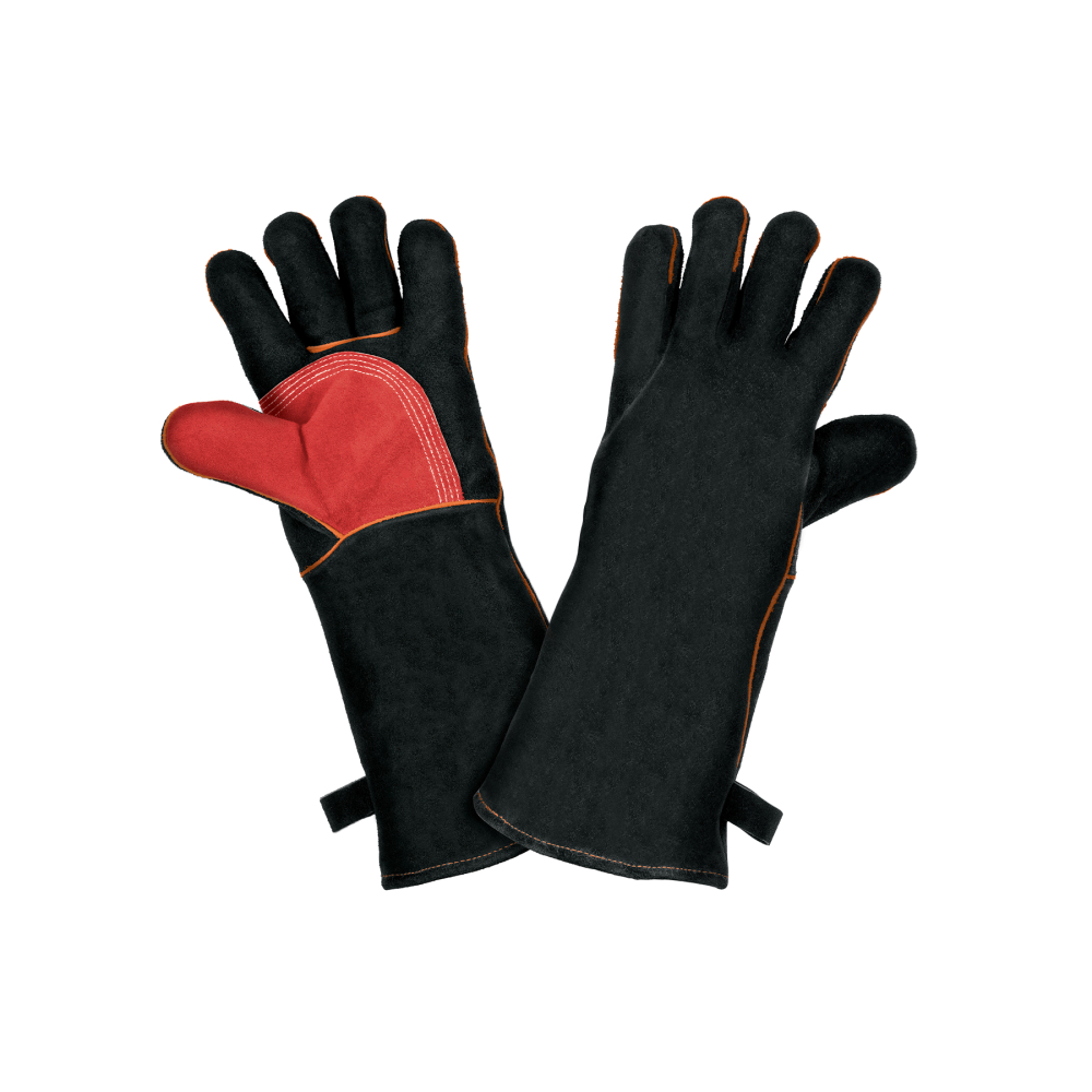 Guantes negros reforzados para soldador, TRUPER EXPERT GU-520