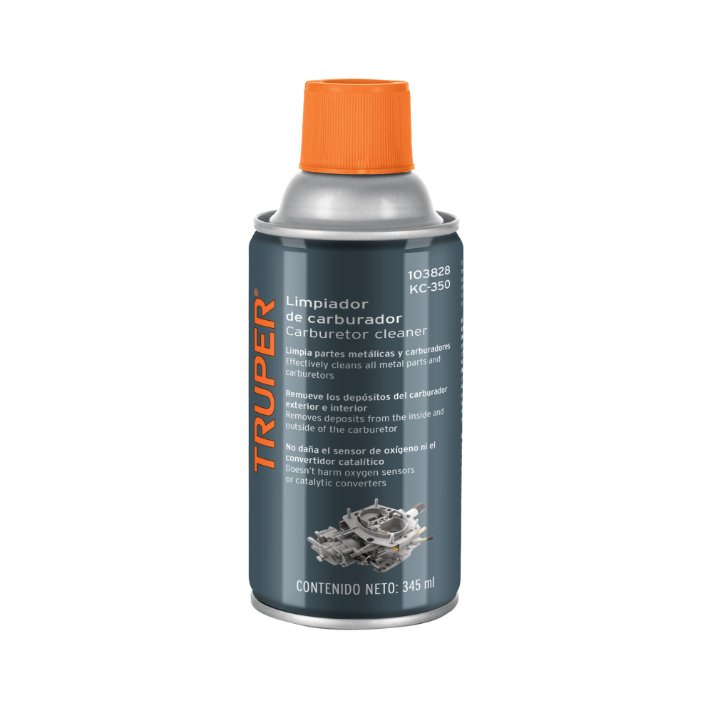 Limpiador de carburador, 345 ml (12 oz), TRUPER KC-350