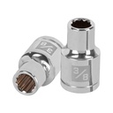 Dado de 3/8', 12 puntas, cuadro 1/2', TRUPER D-1212