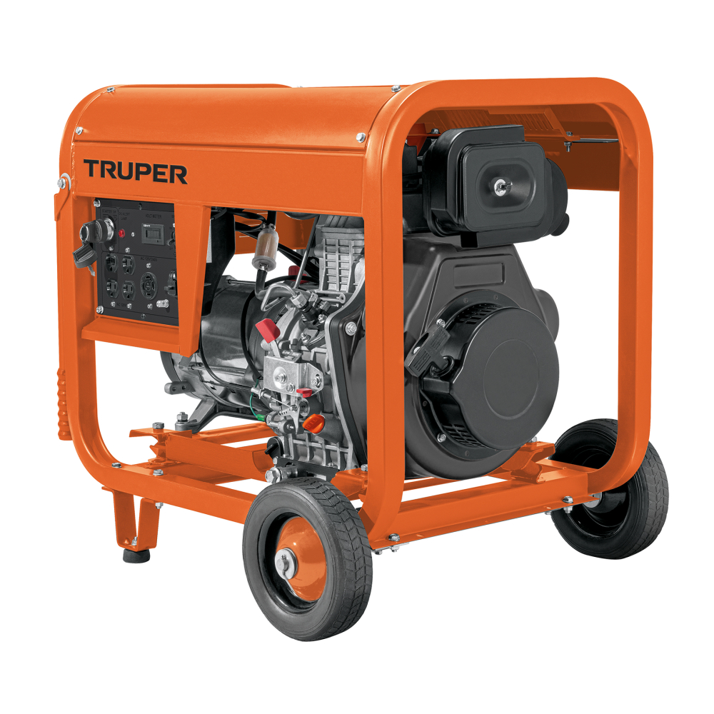 Generador portátil 6 kW motor a diesel, TRUPER GEN-60D