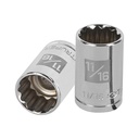 Dado de 11/16', 12 puntas, cuadro 1/2', TRUPER D-1222
